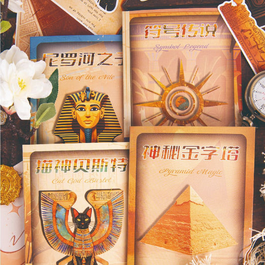 30 Pcs Egyptian Civilization Stickers YJGAJ