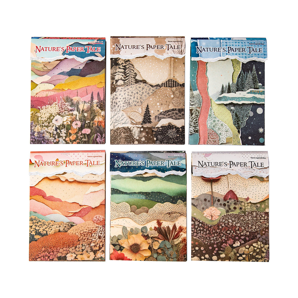 30 Sheets Painting Landscape Journal Paper ZRZY