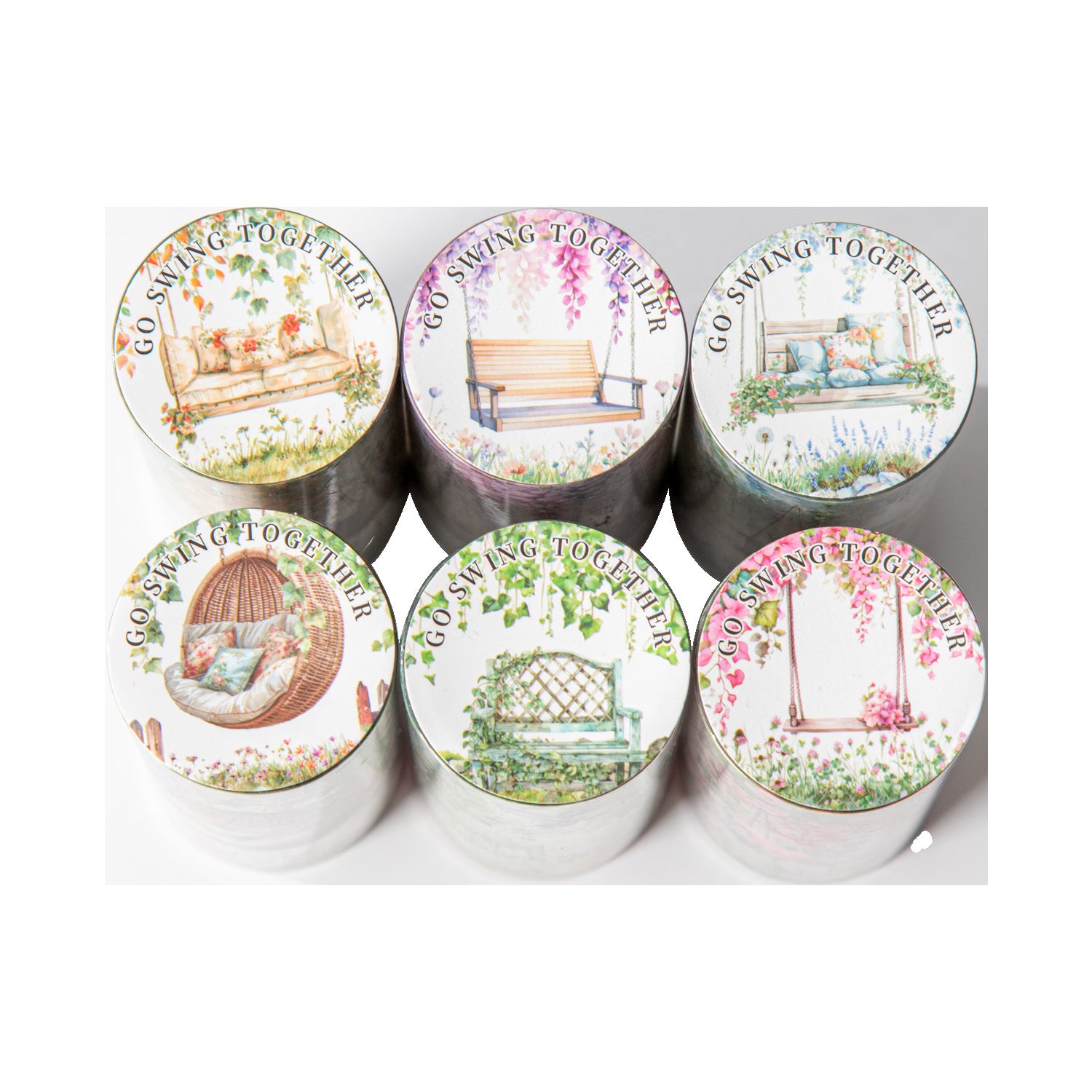 1 Roll Garden Swing Theme PET Tape YQDQQ