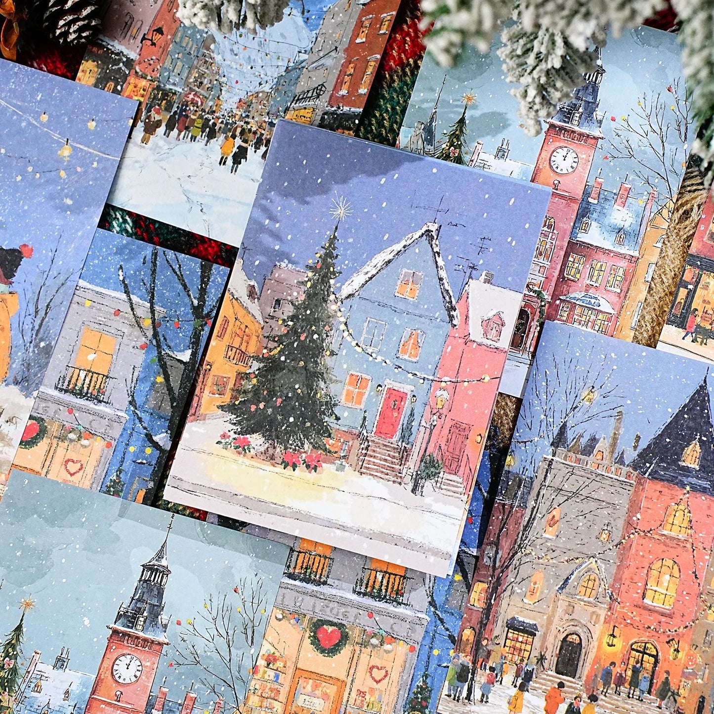 20 Pcs Christmas Night Journal Paper SDZY
