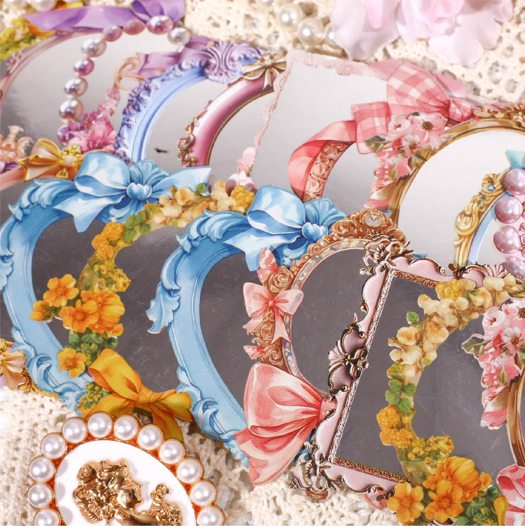 10 Pcs Mirror Theme Notepad Paper LLJXL