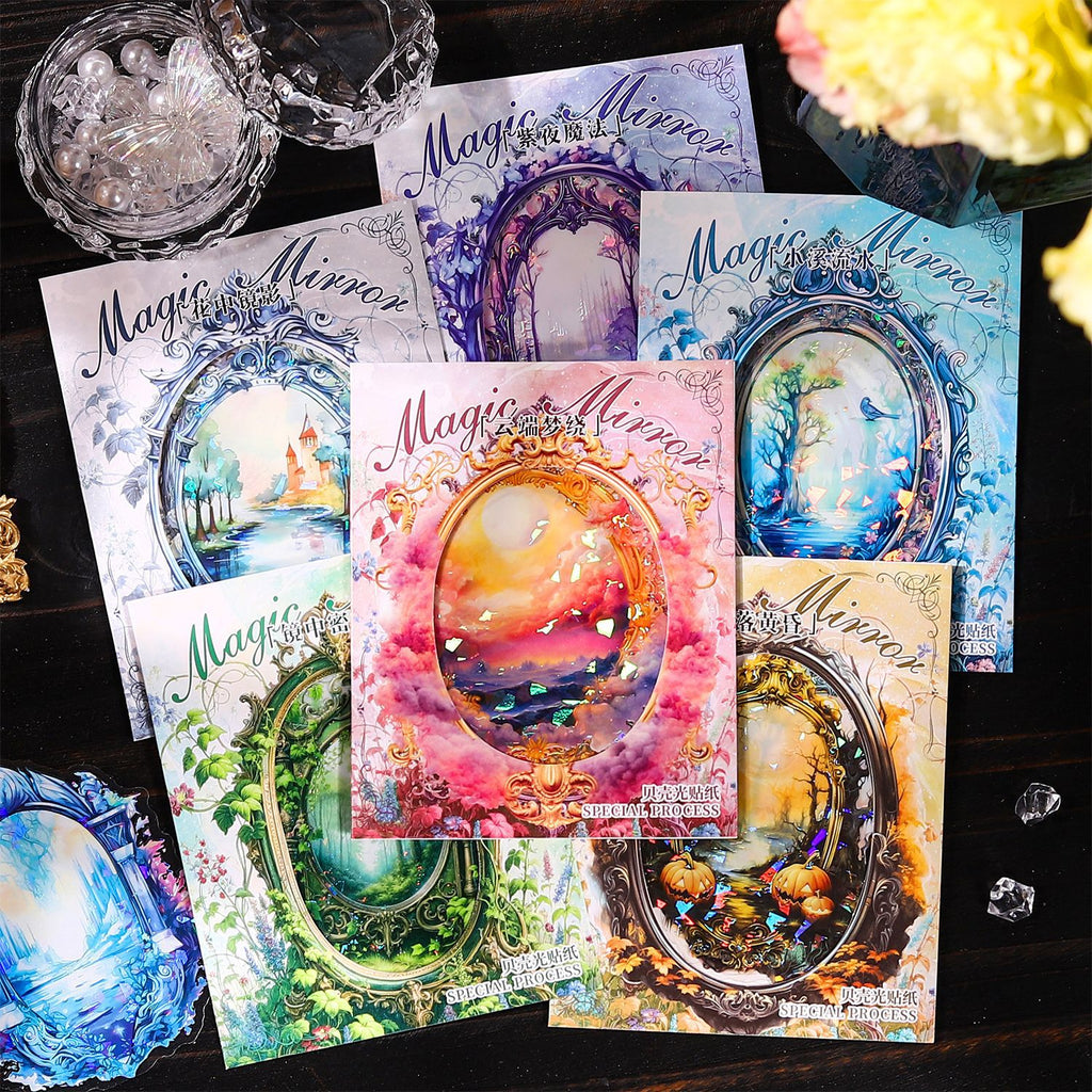 5 Pcs Mirror PET Stickers MHZJ