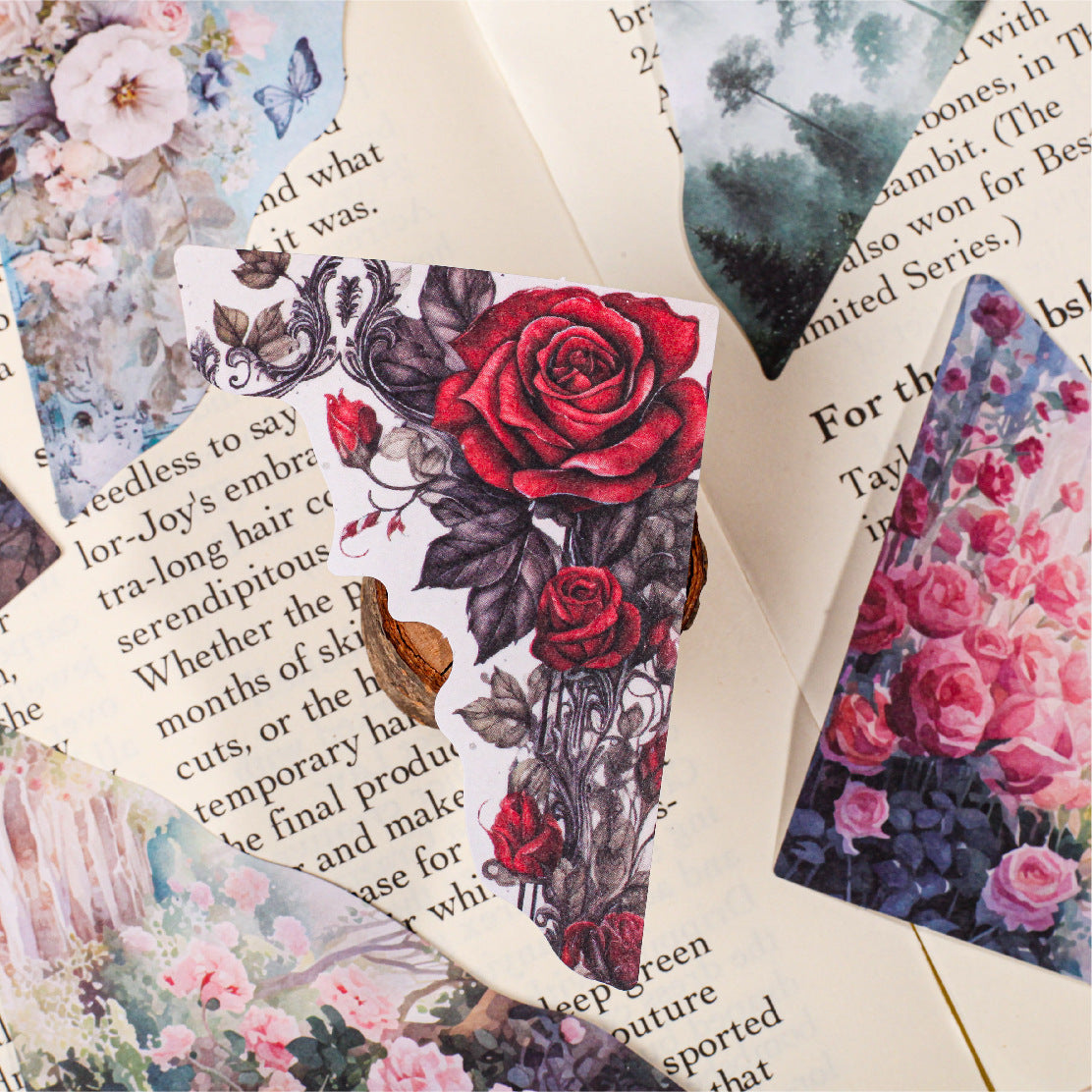 20 Pcs Vintage Corner Journal Paper LJXL