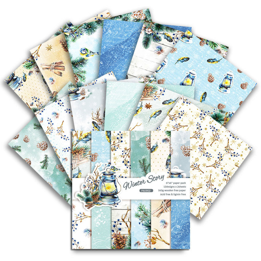 6 inch Scrapbook Paper Pad JYY1902