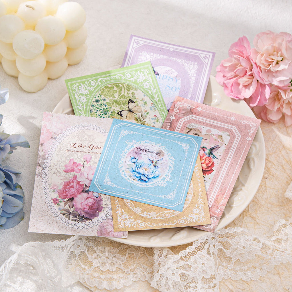 30 Pcs Creative Junk Journal Paper HCYX