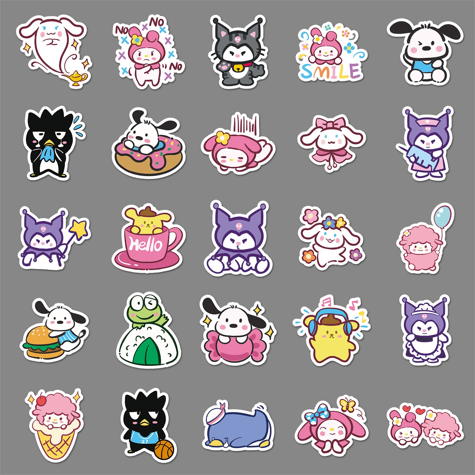 50Pcs Kawaii Waterproof Vinyl Stickers SRO112