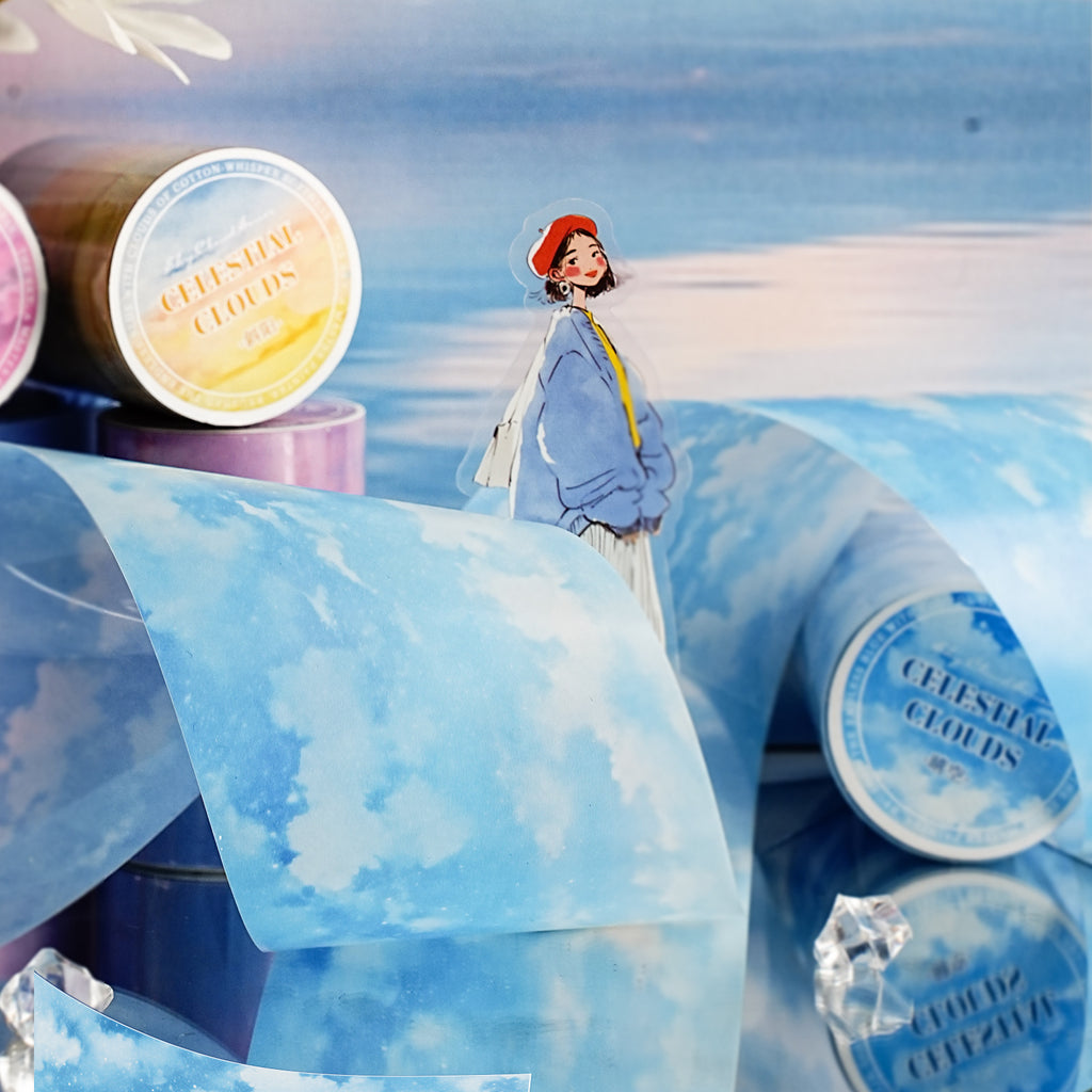 1 Roll Sky Cloud PET Tape TKYJ