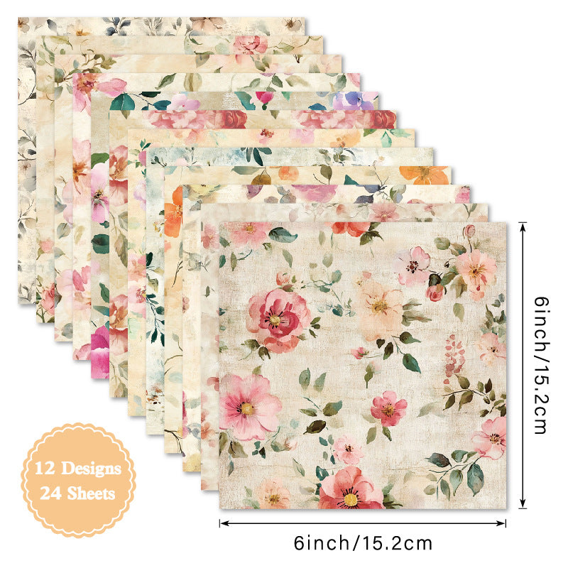 6 inch Scrapbook Paper Pad SKP337B