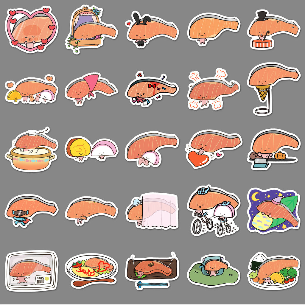50Pcs Kawaii Waterproof Vinyl Stickers SRO115
