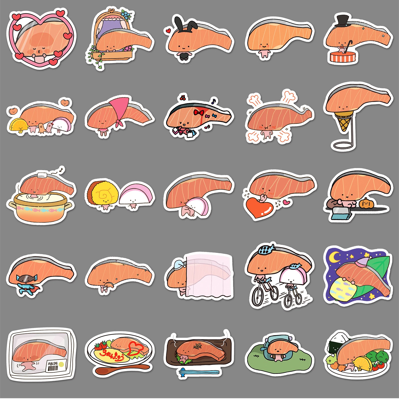 50Pcs Kawaii Waterproof Vinyl Stickers SRO115