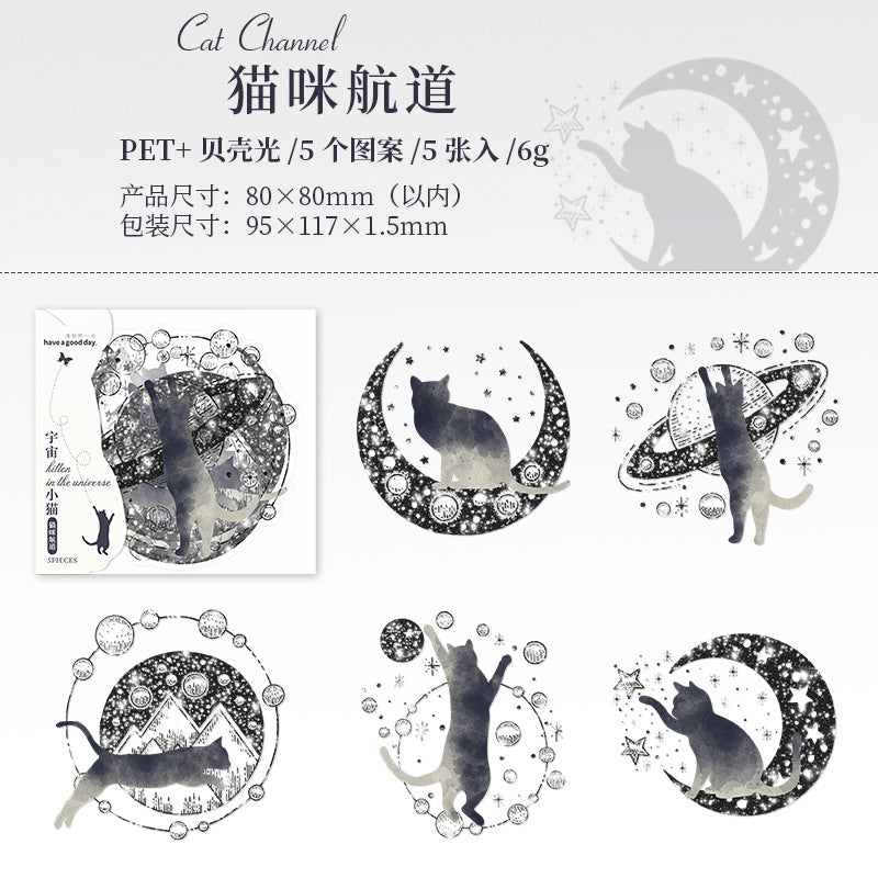 Yuzomo PET Cat Stickers