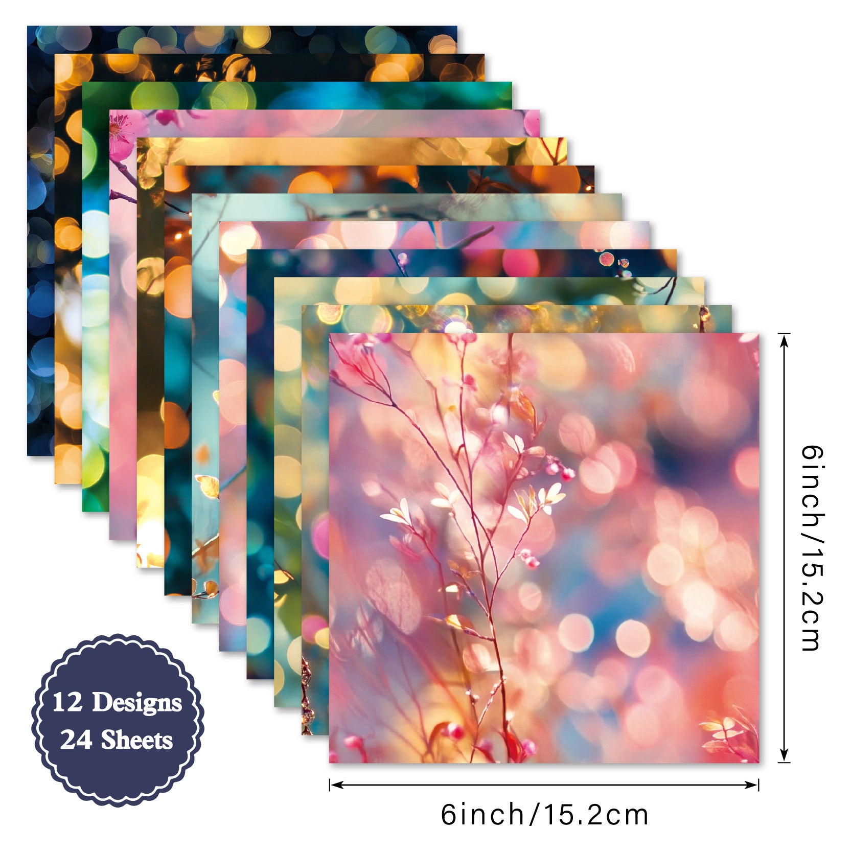 6 inch Scrapbook Paper Pad SKP307C