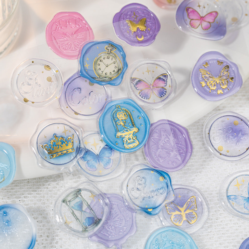 15 Pcs Epoxy Wax Seal Stickers GDHY