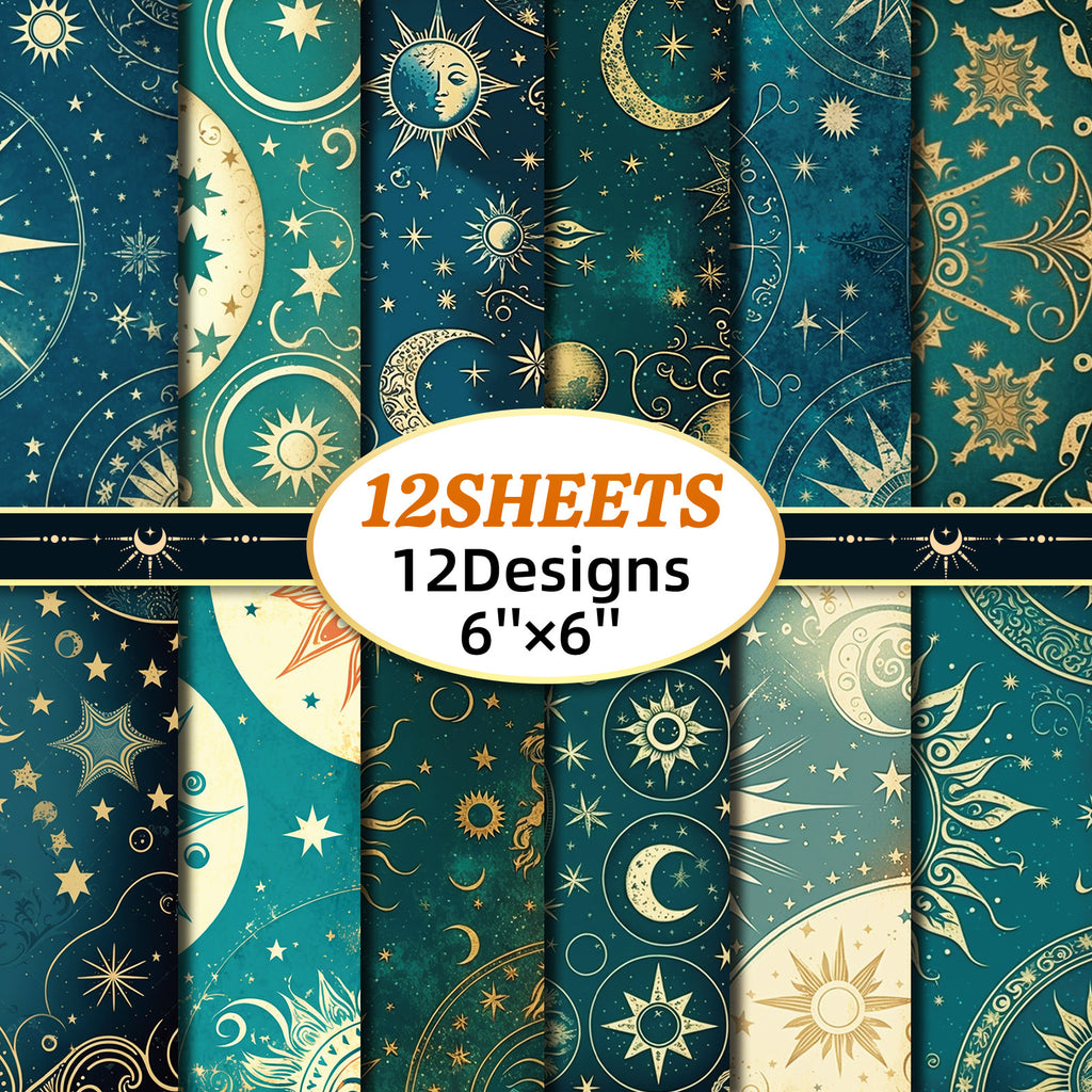 6 inch Tarot Starry Sky Scrapbook Paper Pad PA310