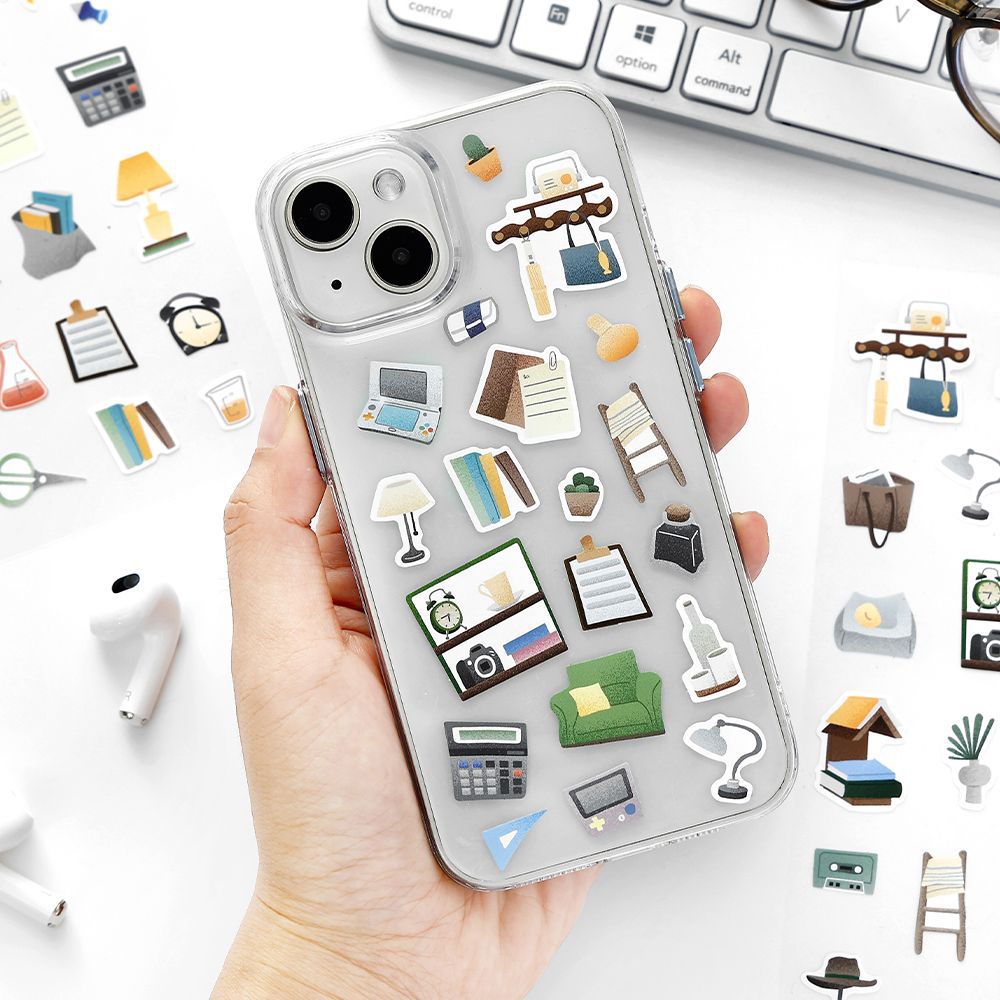 1 Sheet Planner Journal Stickers XCGX