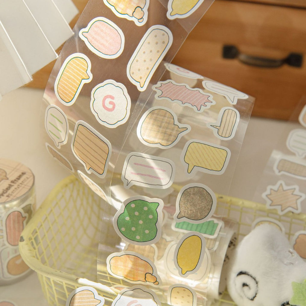 1 Roll Dialog Box Planner Stickers DHKHJ