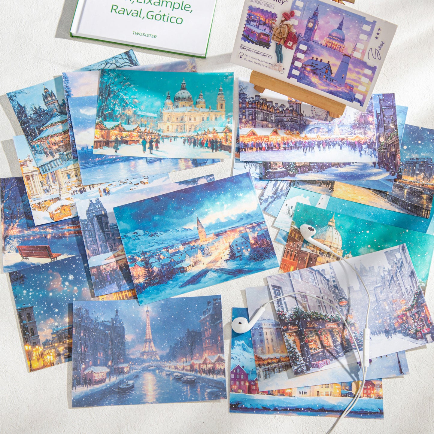 10 Sheets Winter Travel Washi Stickers LXDJ