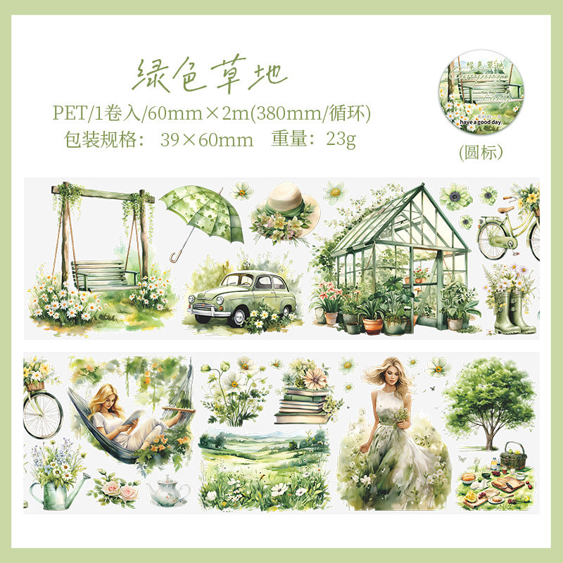 1 Roll Camping Themed PET Tape LYPD