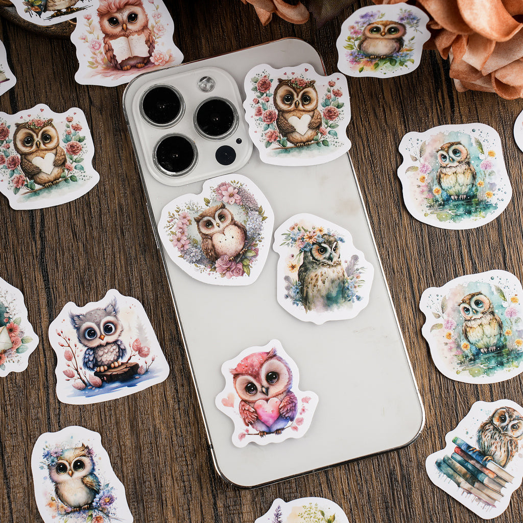 46 Pcs Owl Stickers MTYMFS
