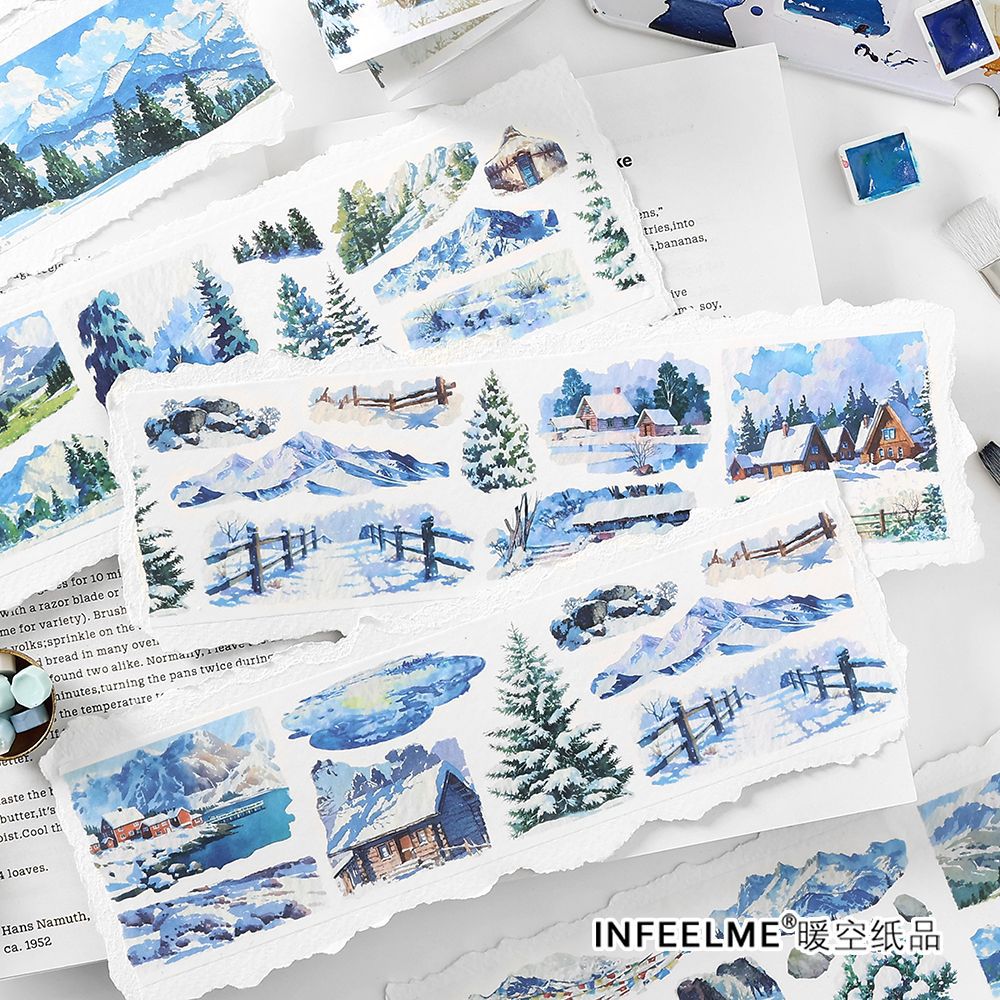 1 Roll Snow Theme Washi Tape HMJJ