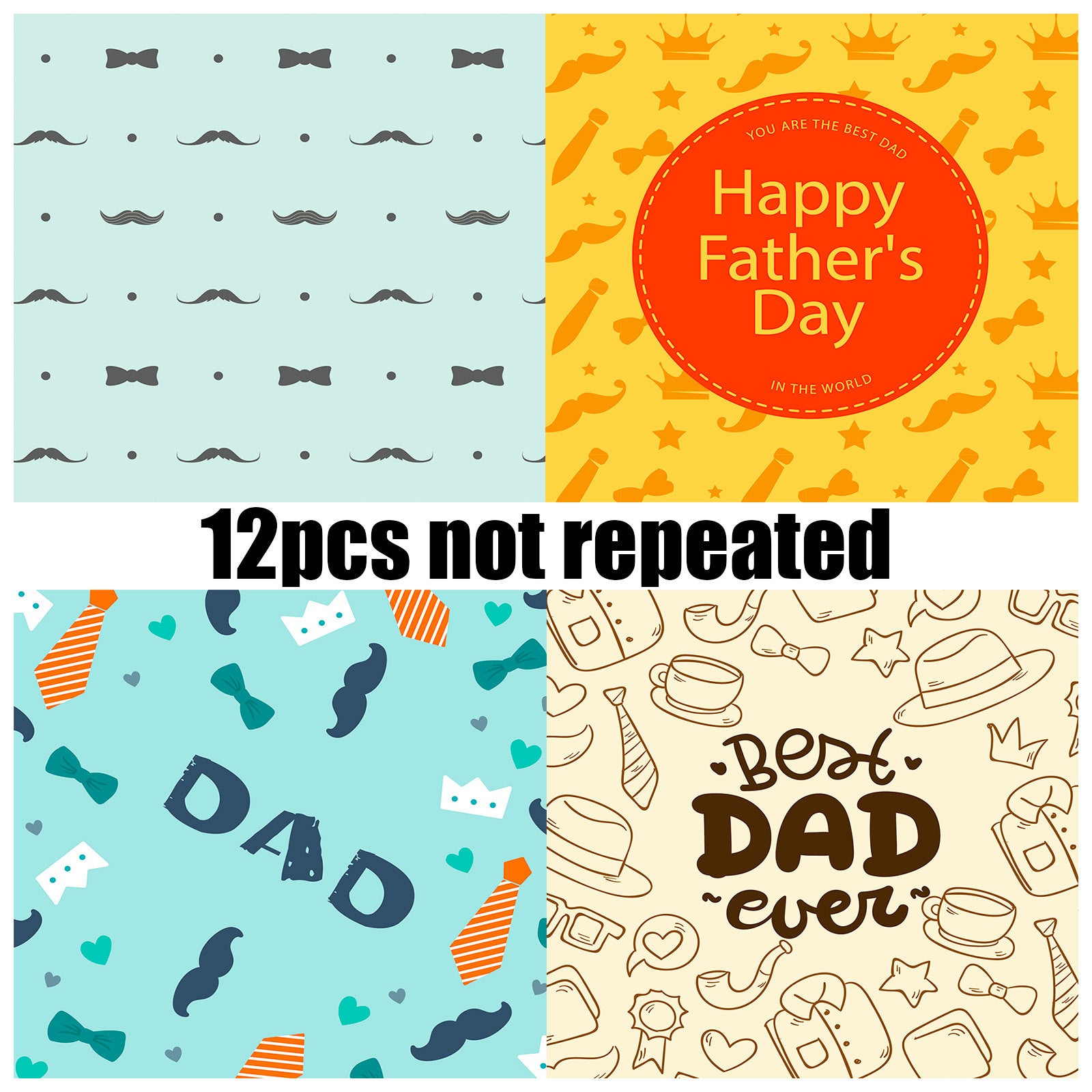 6 inch Father's Day Scrapbook Paper Pad PA798