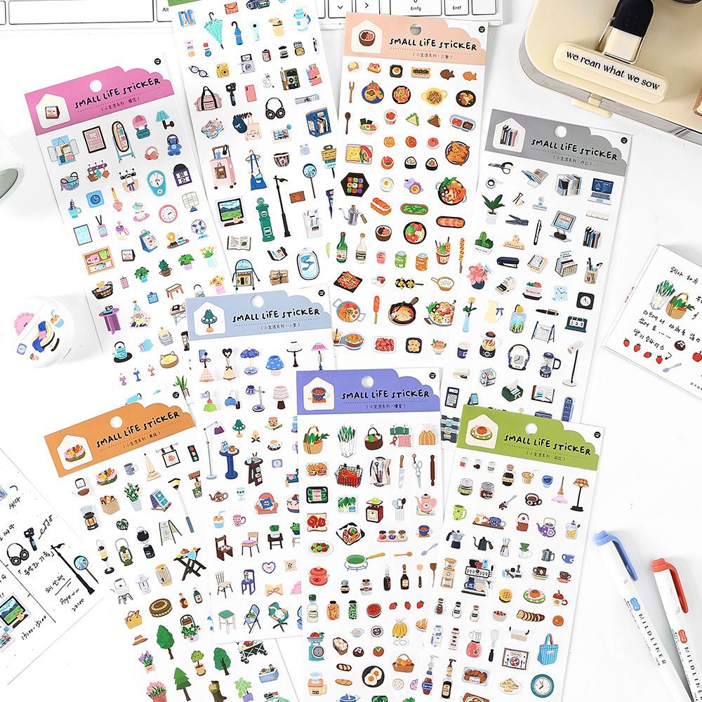 1 Sheet Lifestyle Planner PET Stickers XSHXL