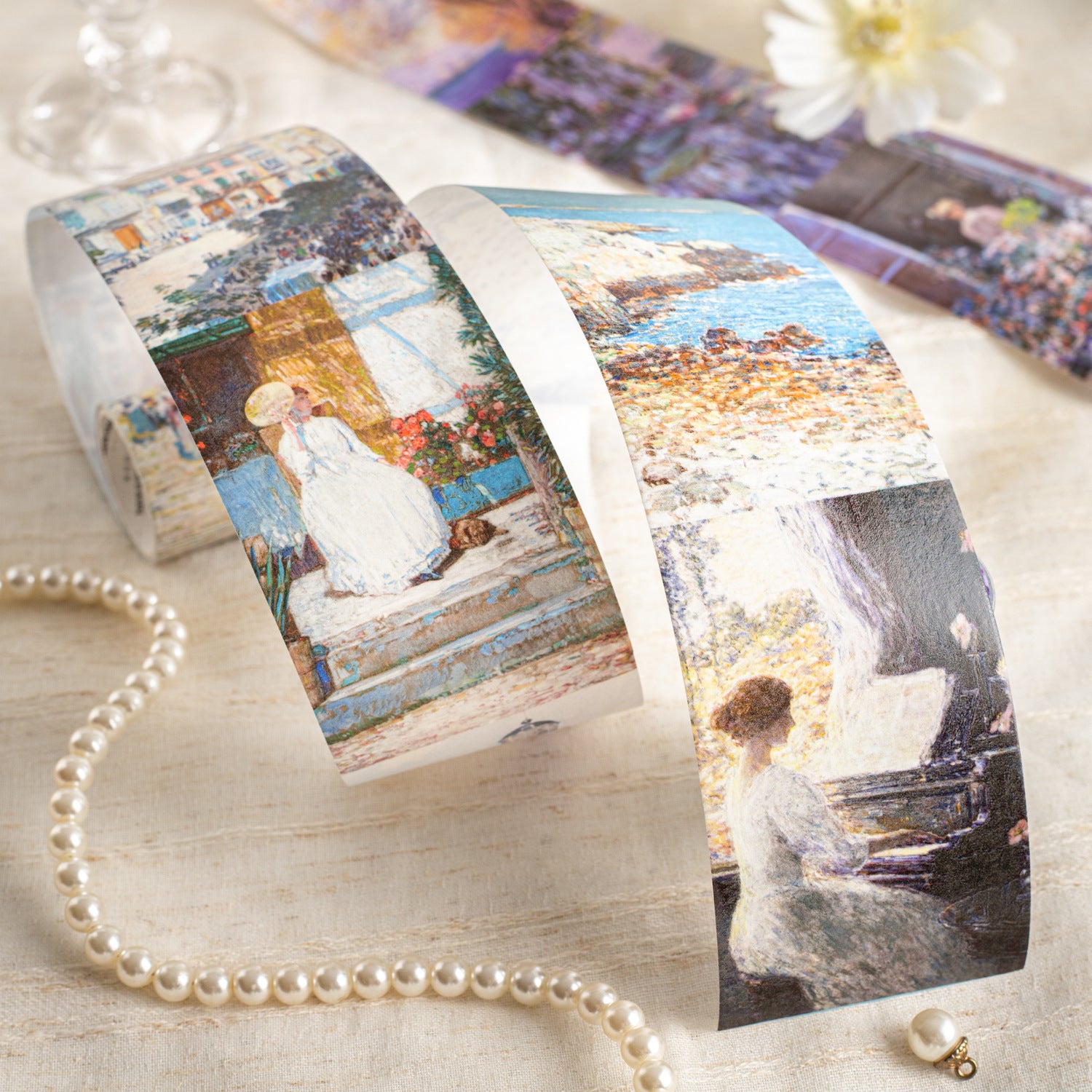 1 Roll Oil Painting Washi Tape YXHL