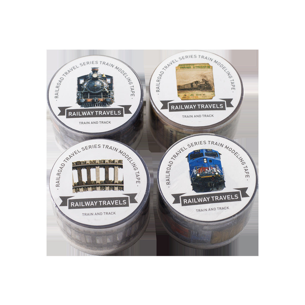 1 Roll Railway Themed PET Tape TGLX