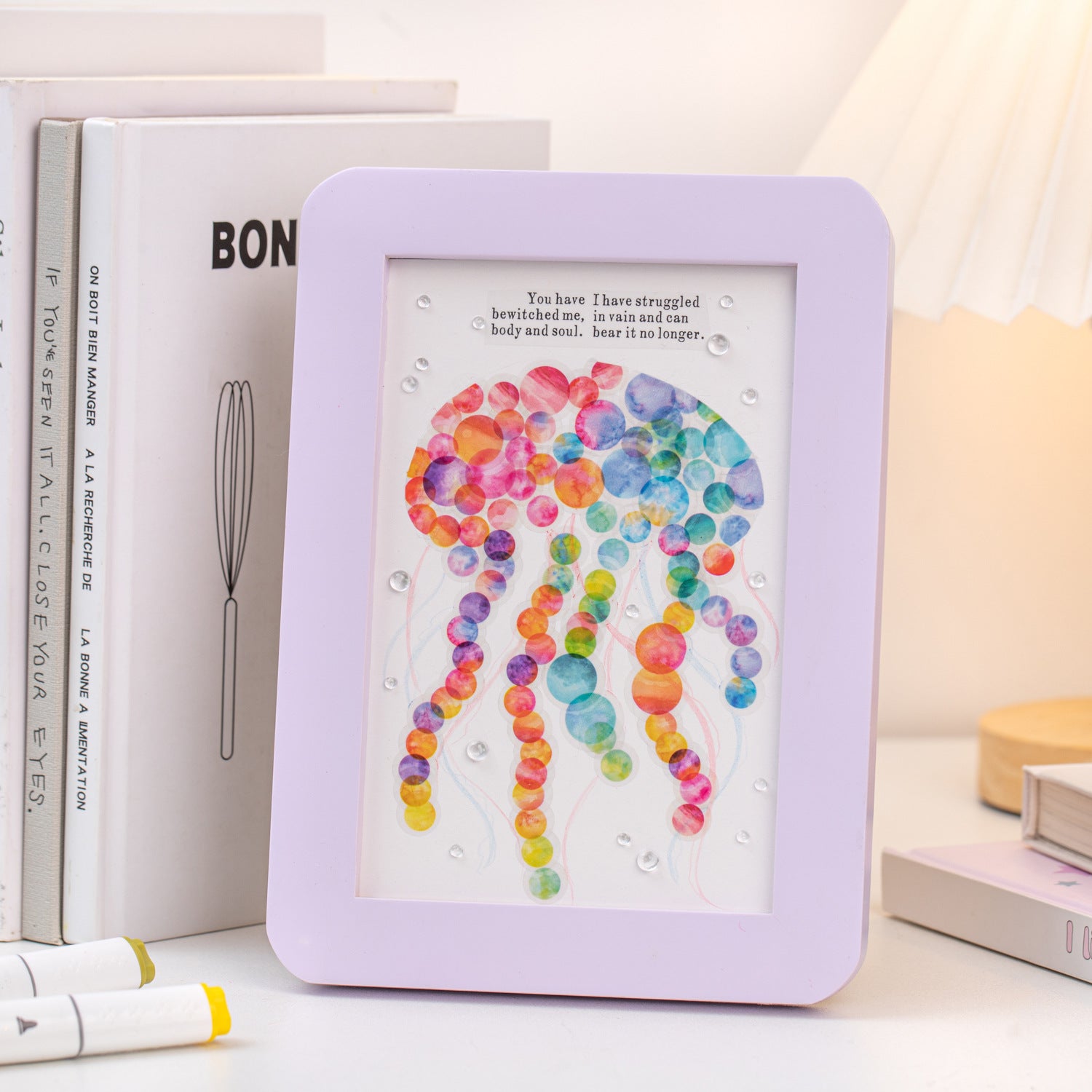 1 Roll Watercolor Dot Heart Star Planner Stickers Tape HCXZ