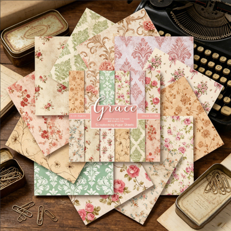 6 inch Grace Scrapbook Paper Pad SKP613