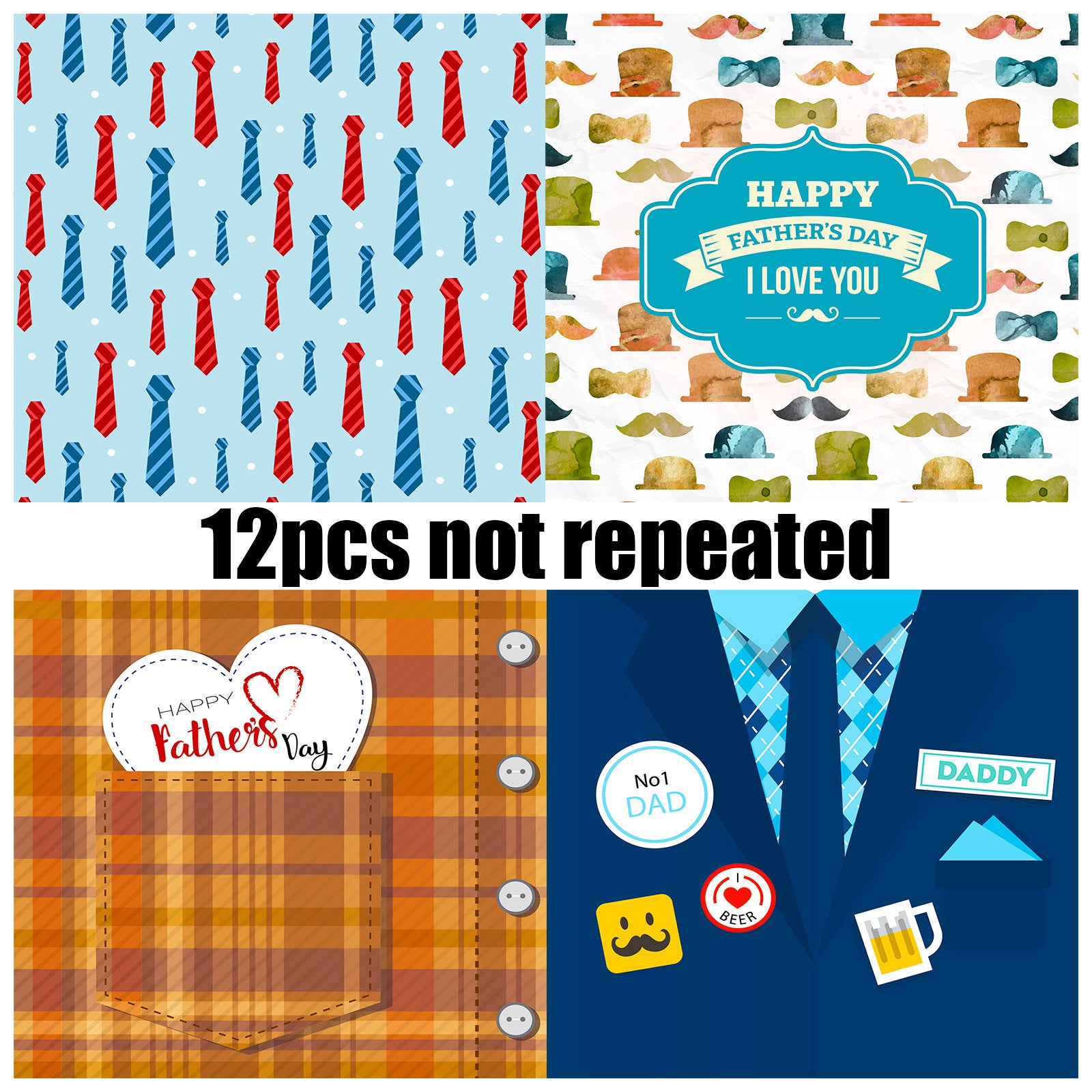 6 inch Father's Day Scrapbook Paper Pad PA799