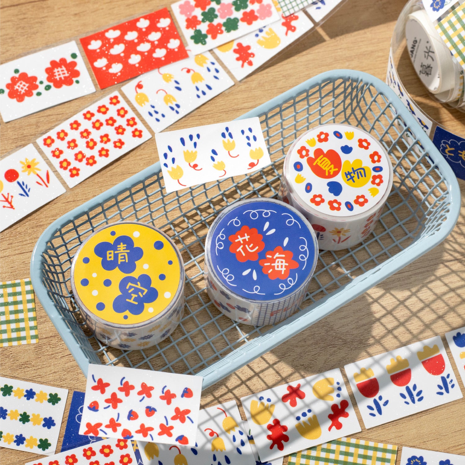 1 Roll Floral Stickers Tape SHQXT