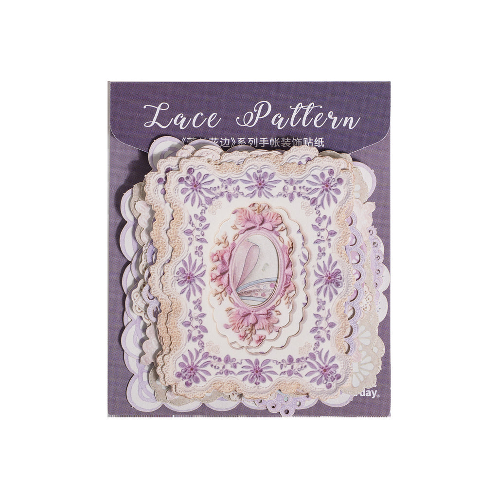 20 Pcs Lace Frame Stickers LSHB