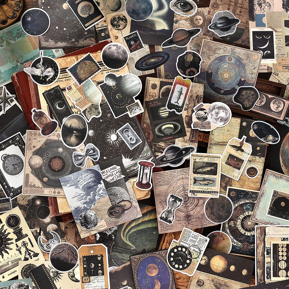 200 Pcs Vintage Junk Journal Supplier Kit SGSCX