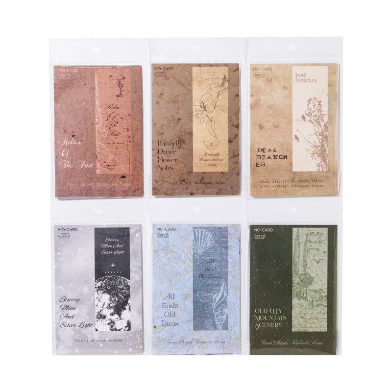 20 Pcs Vintage Junk Journal Paper DYSJ