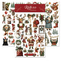 3 Sheets Rub on Stickers - Christmas Animal