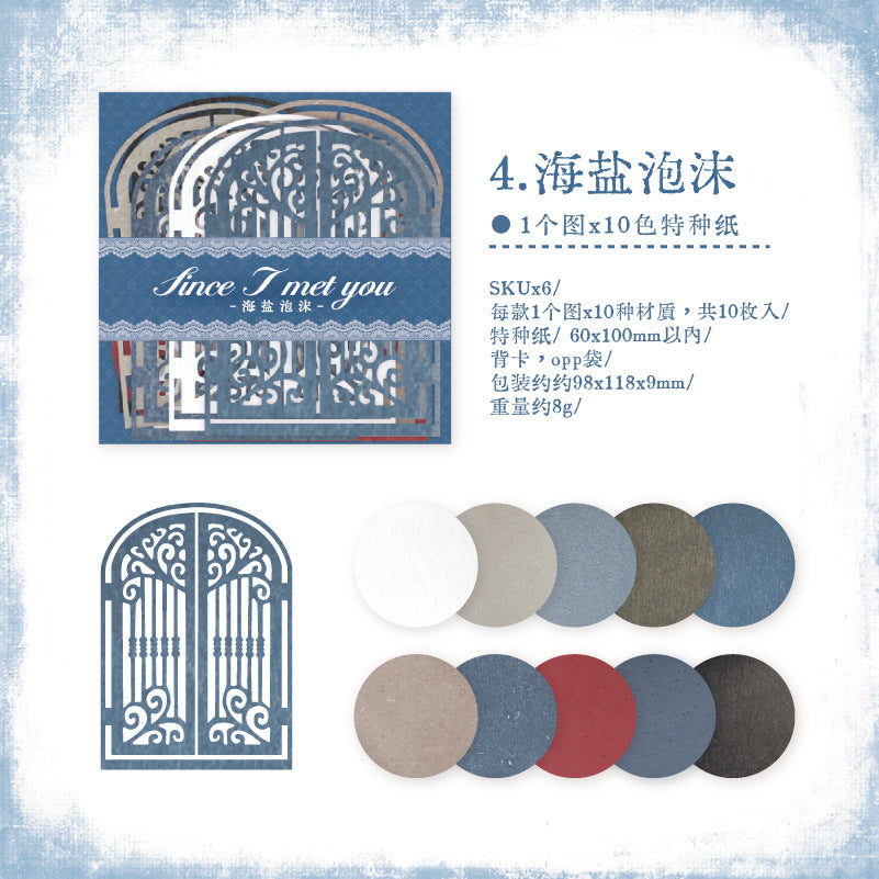 10 Pcs Window Cutout Paper CYJNKS