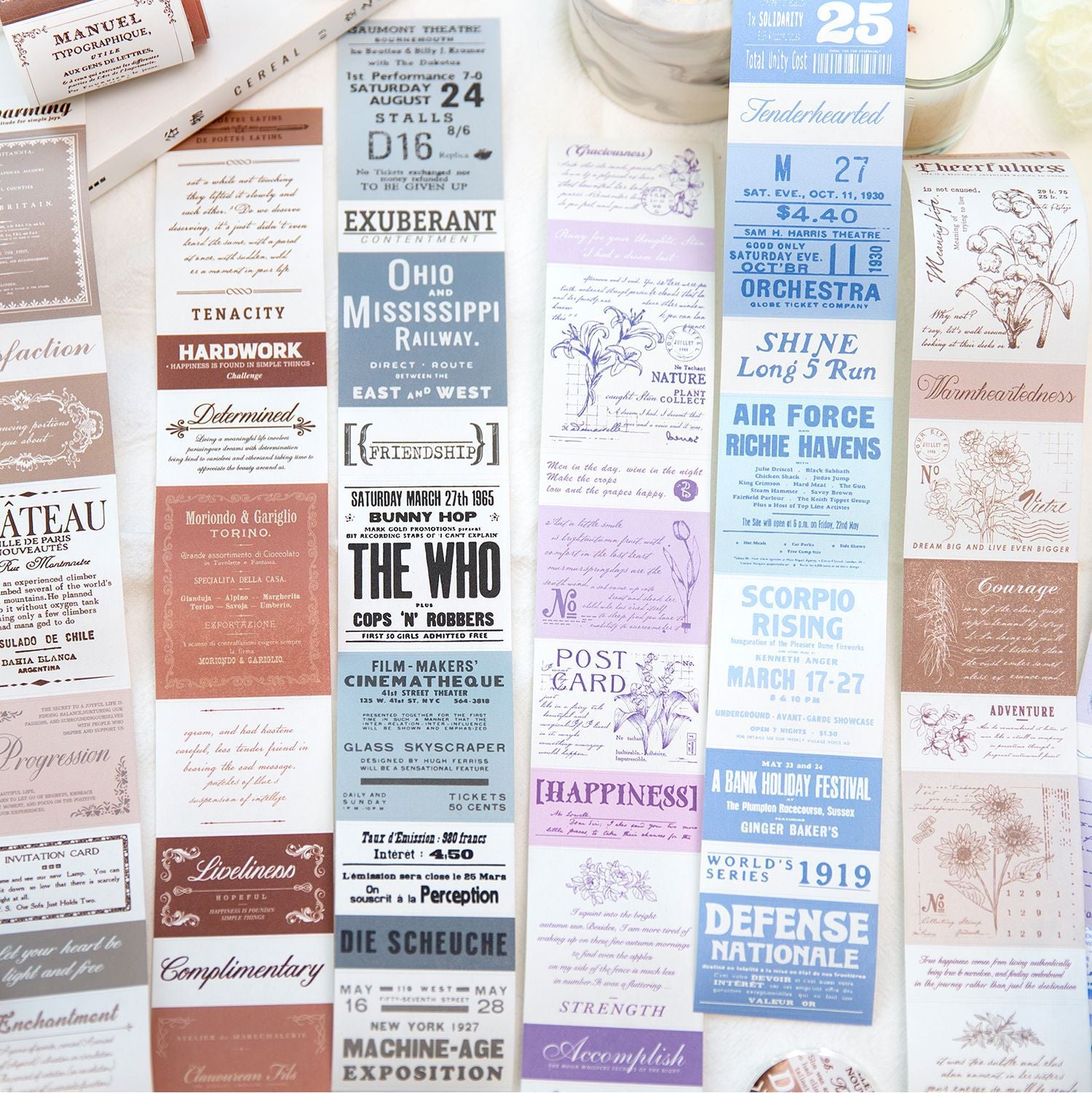 1 Roll Word Quote Kraft Tape MDRJ