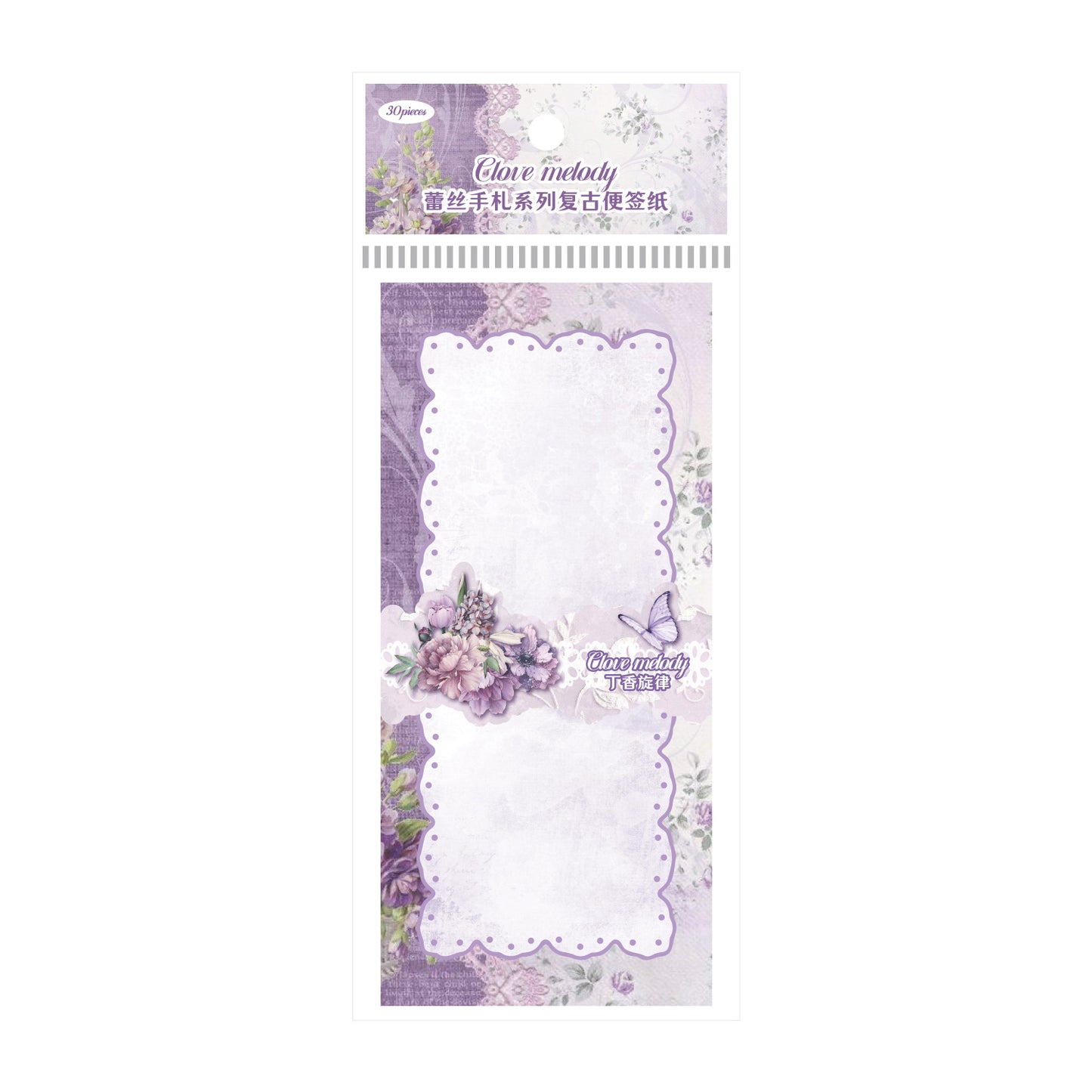 30 Pcs Vintage Lace Notepad Paper LSSZ