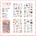 4 Pcs Everyday Journal PET Stickers - Afternoon Team