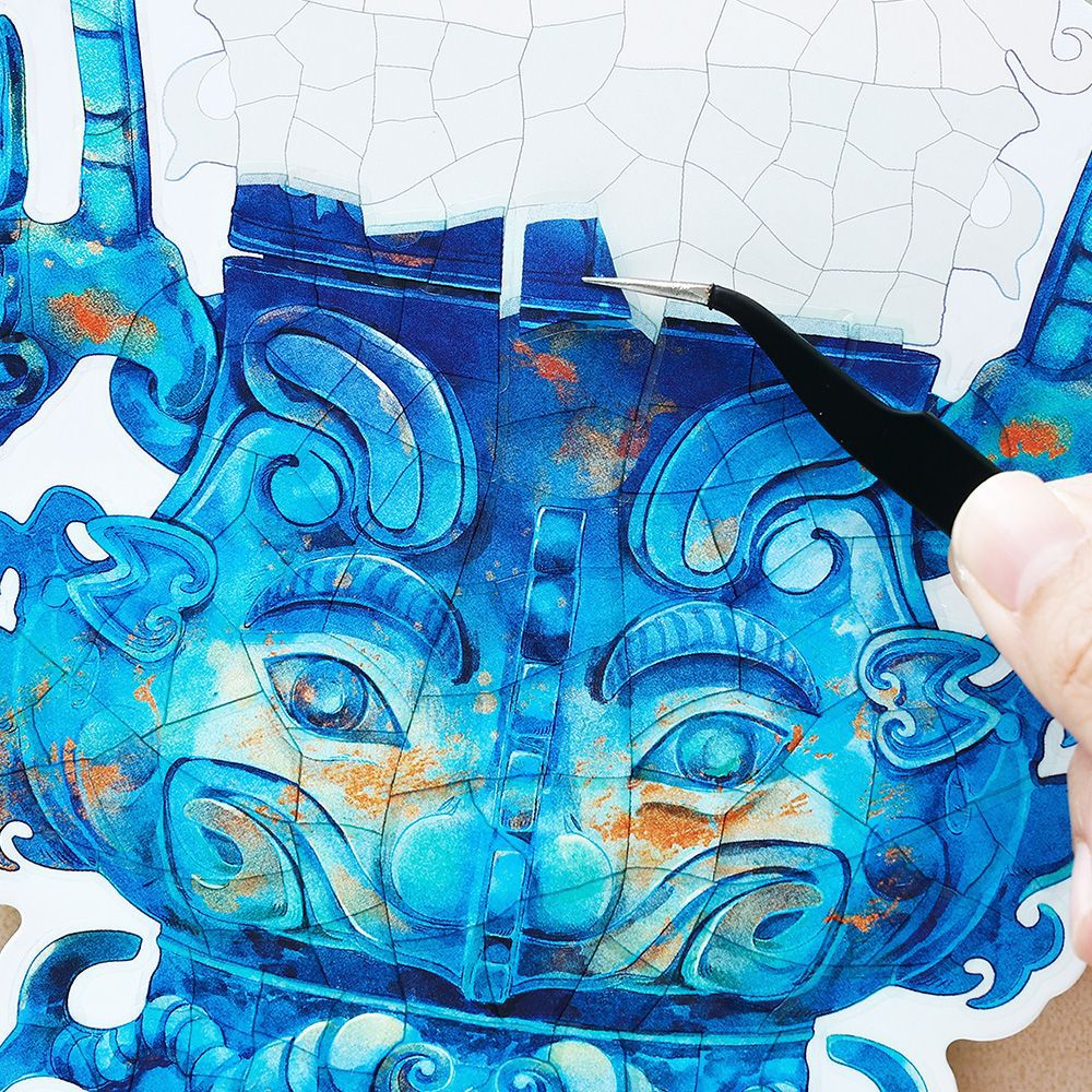 Antique Themed DIY Stickers Kit JWXFS