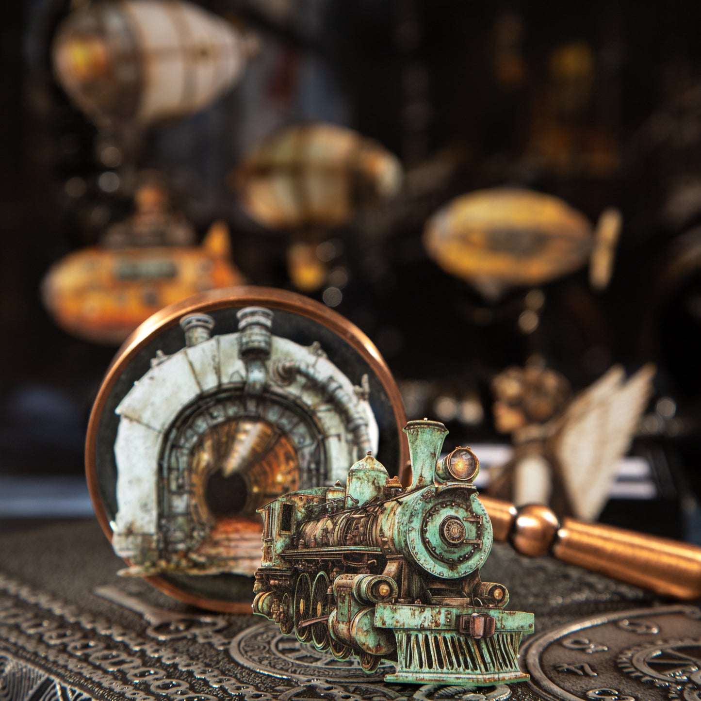 15 Pcs Vintage Punk Cardstock Stickers ZQHXL