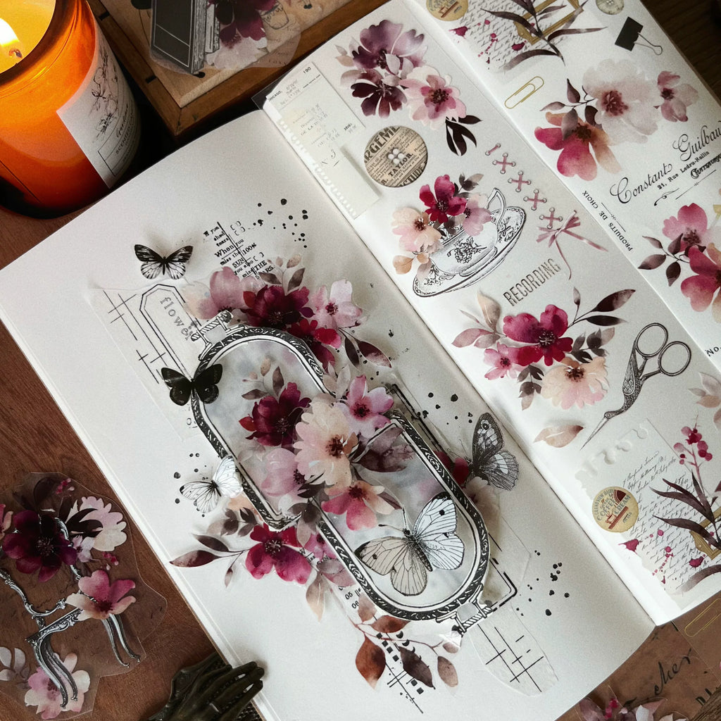 Floral Decorative Tape Rolls- Floral Timelessness