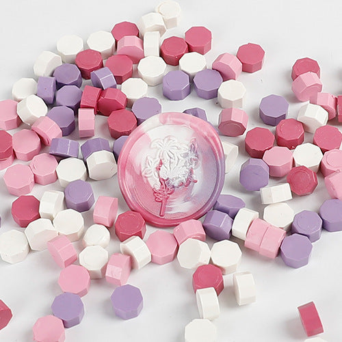 100 PCS Octagon Wax Seal Beads H03