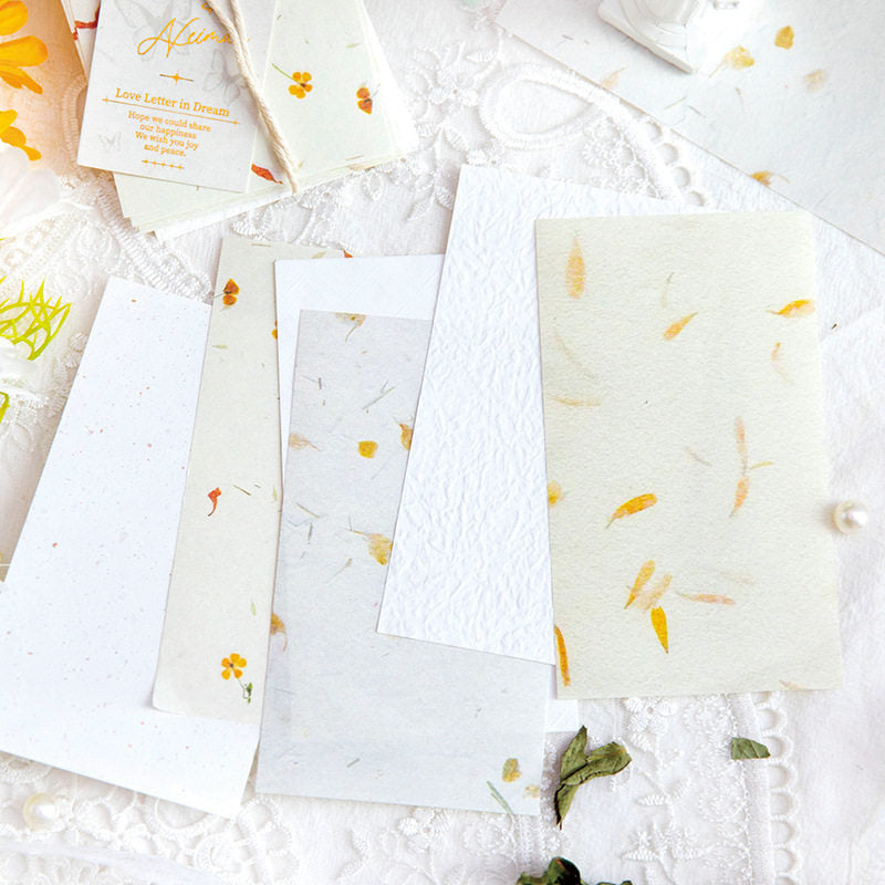 30 Pcs Basic Floral Journal Paper SGNL