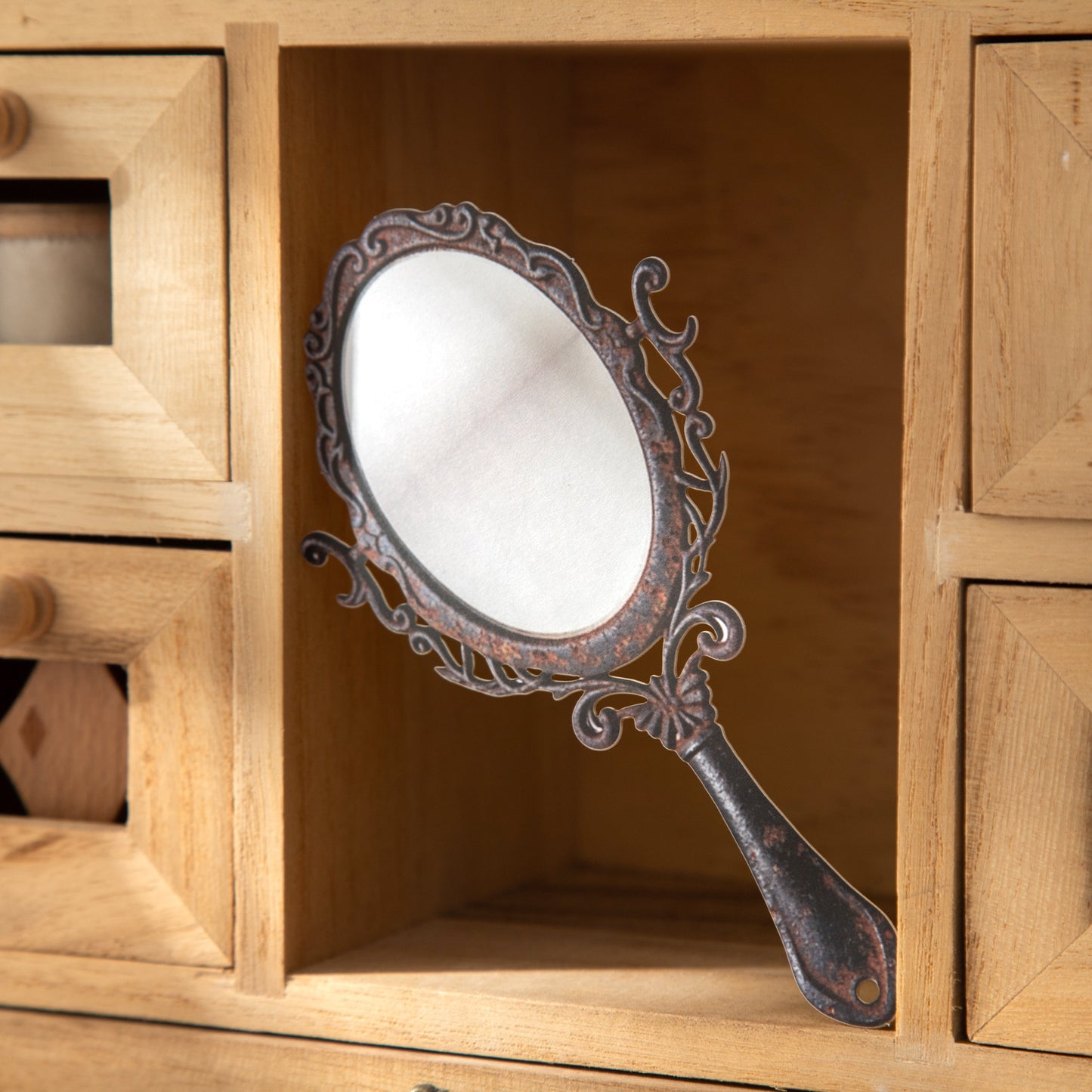 10 Pcs Vintage Mirror Jthemed Cardstock Stickers JMXL