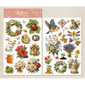 2 Sheets Rub on Stickers - Spring