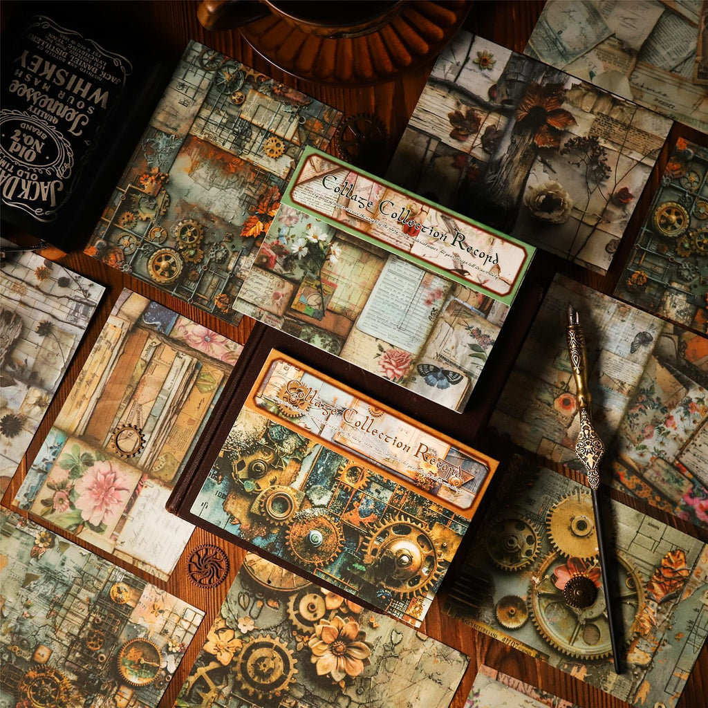 30 Pcs Vintage Scrapbook Paper PTSJL