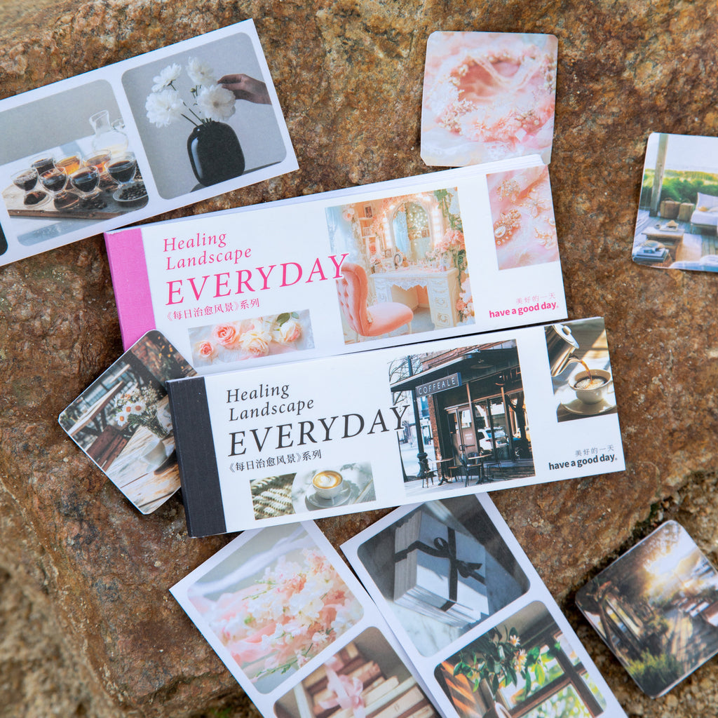 30 Sheets Landscape Washi Stickers Book MRZYFJ