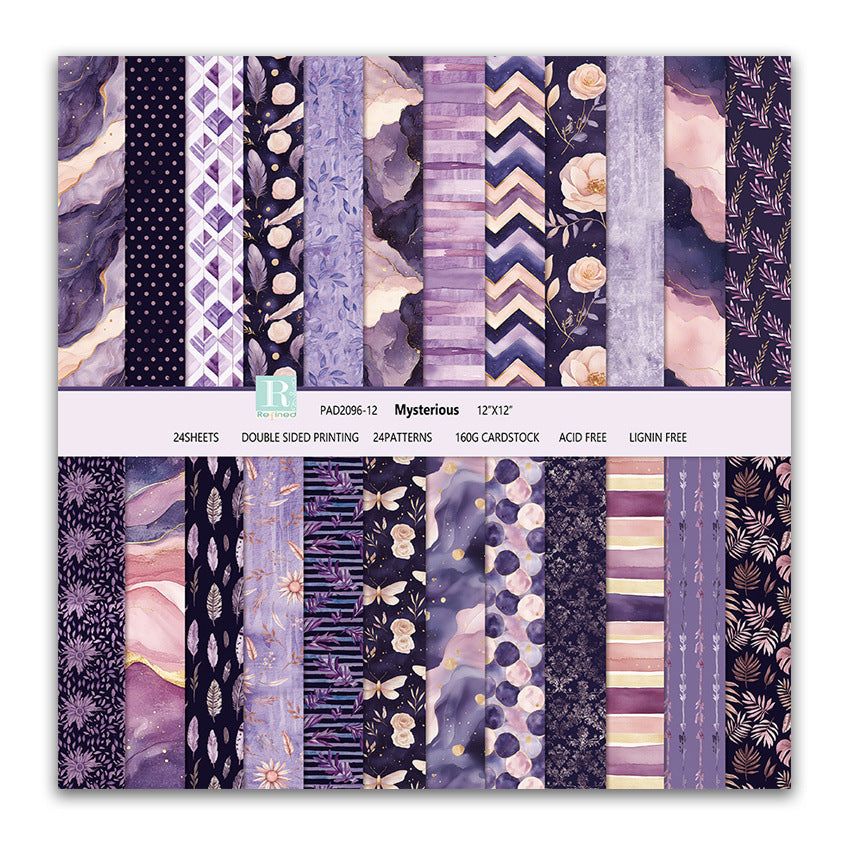 12 inch Scrapbook Paper Pad JYY096